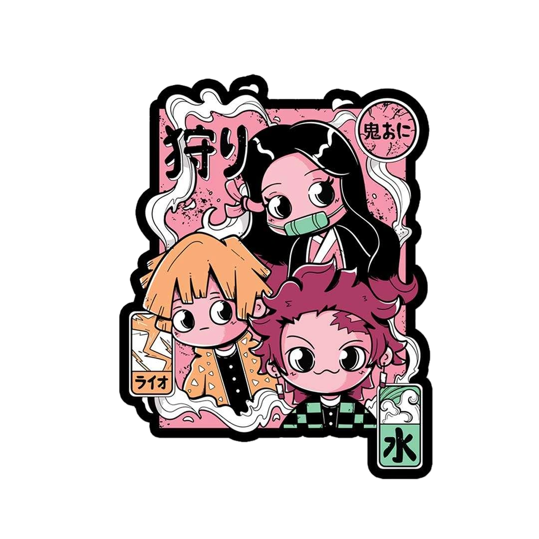 The Slayer of Demons Trio Sticker